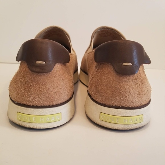 Cole Haan Men\'s Nantucket 2.0 Size 10 M Slip On Sneaker Birch Beige Suede Wool main image 8